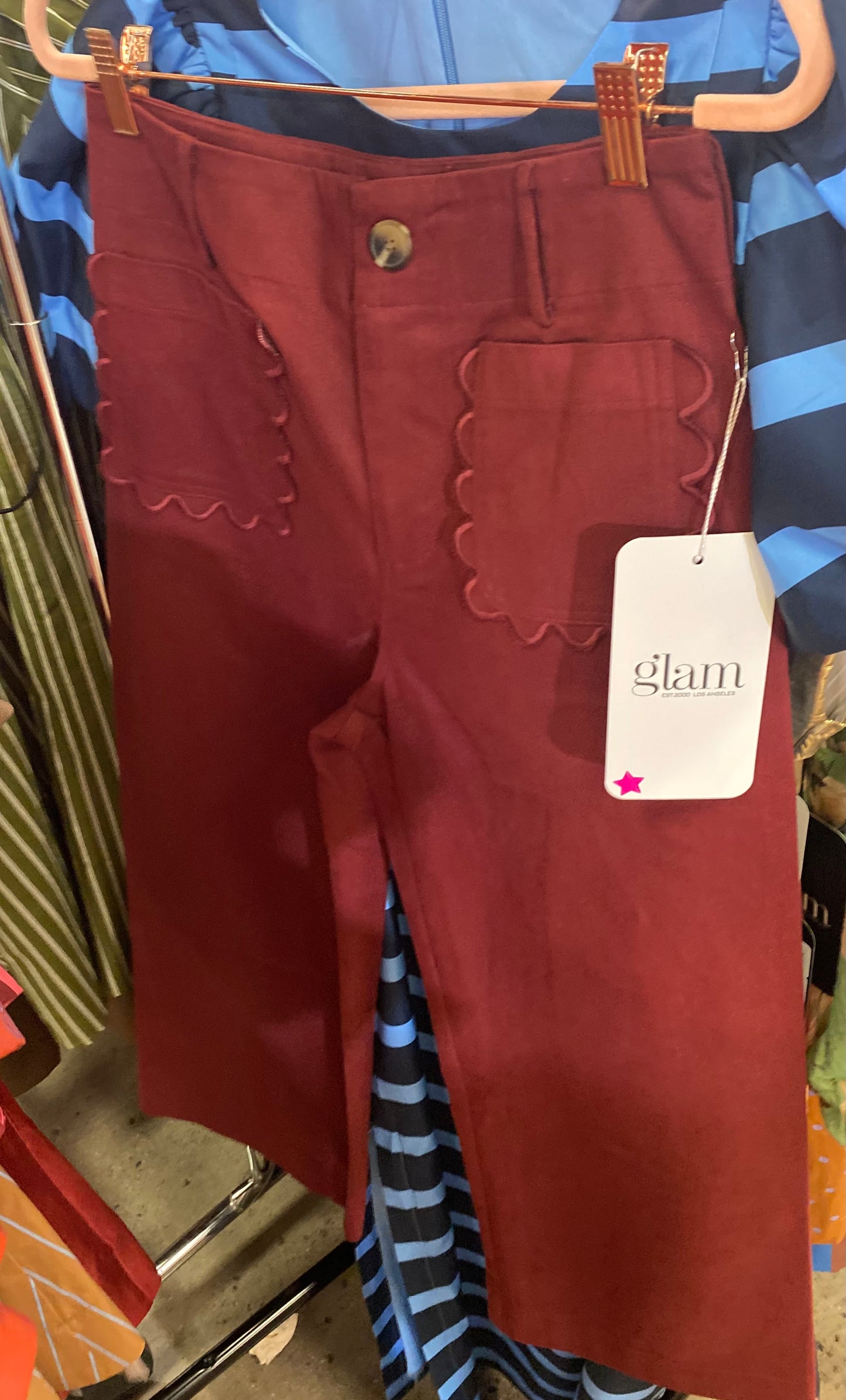 Scallop Pocket Pants