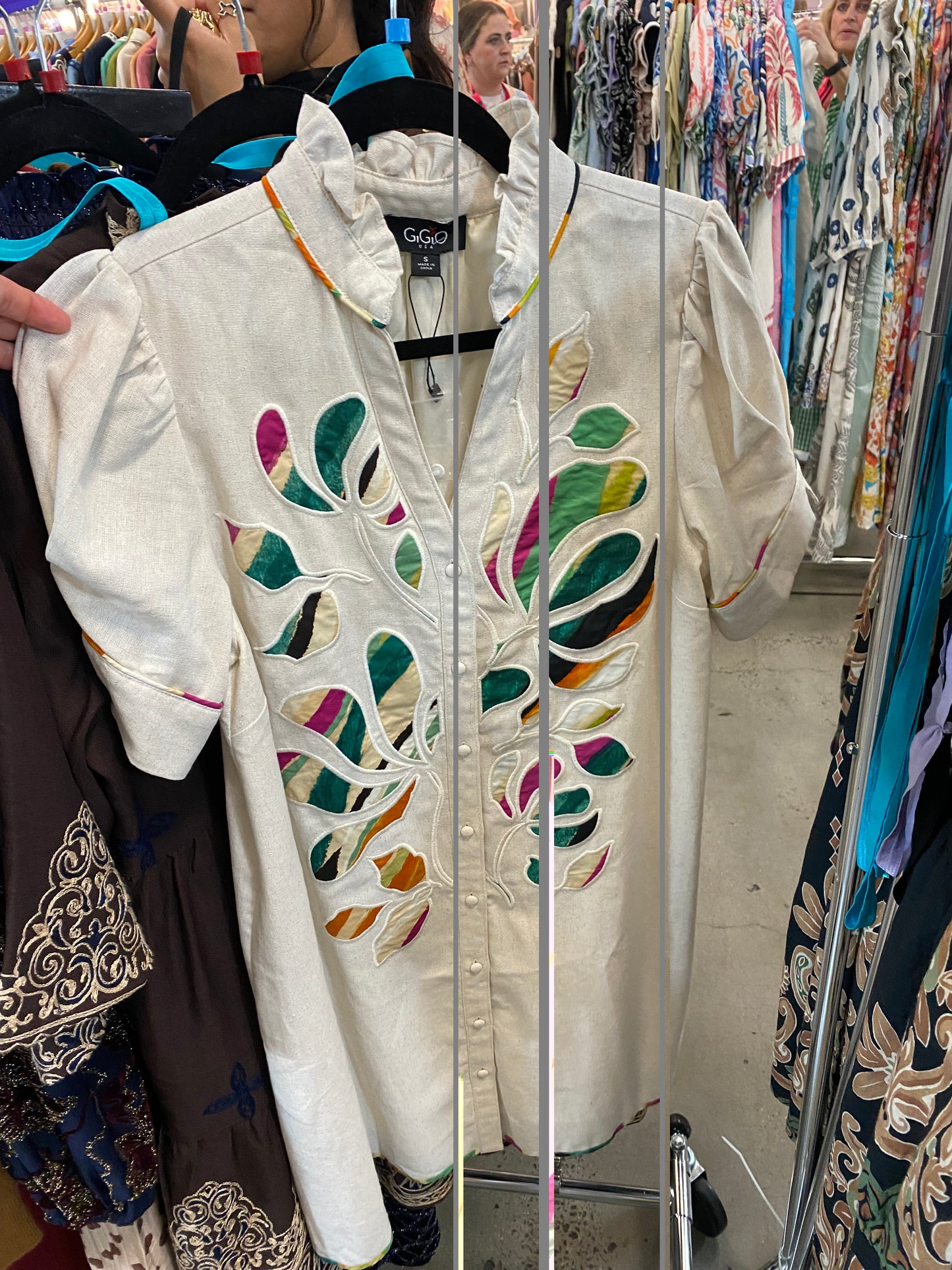 Linen Mini Dress