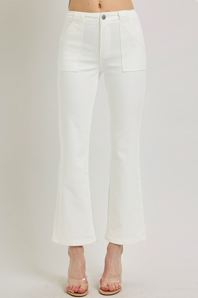 High Rise Ankle Flare