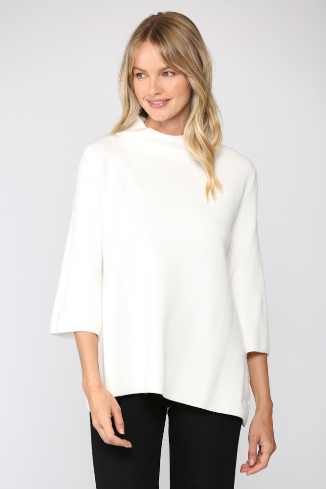 Mock Neck Sweater Cream