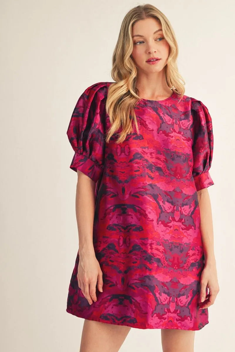 Magenta Mix Dress
