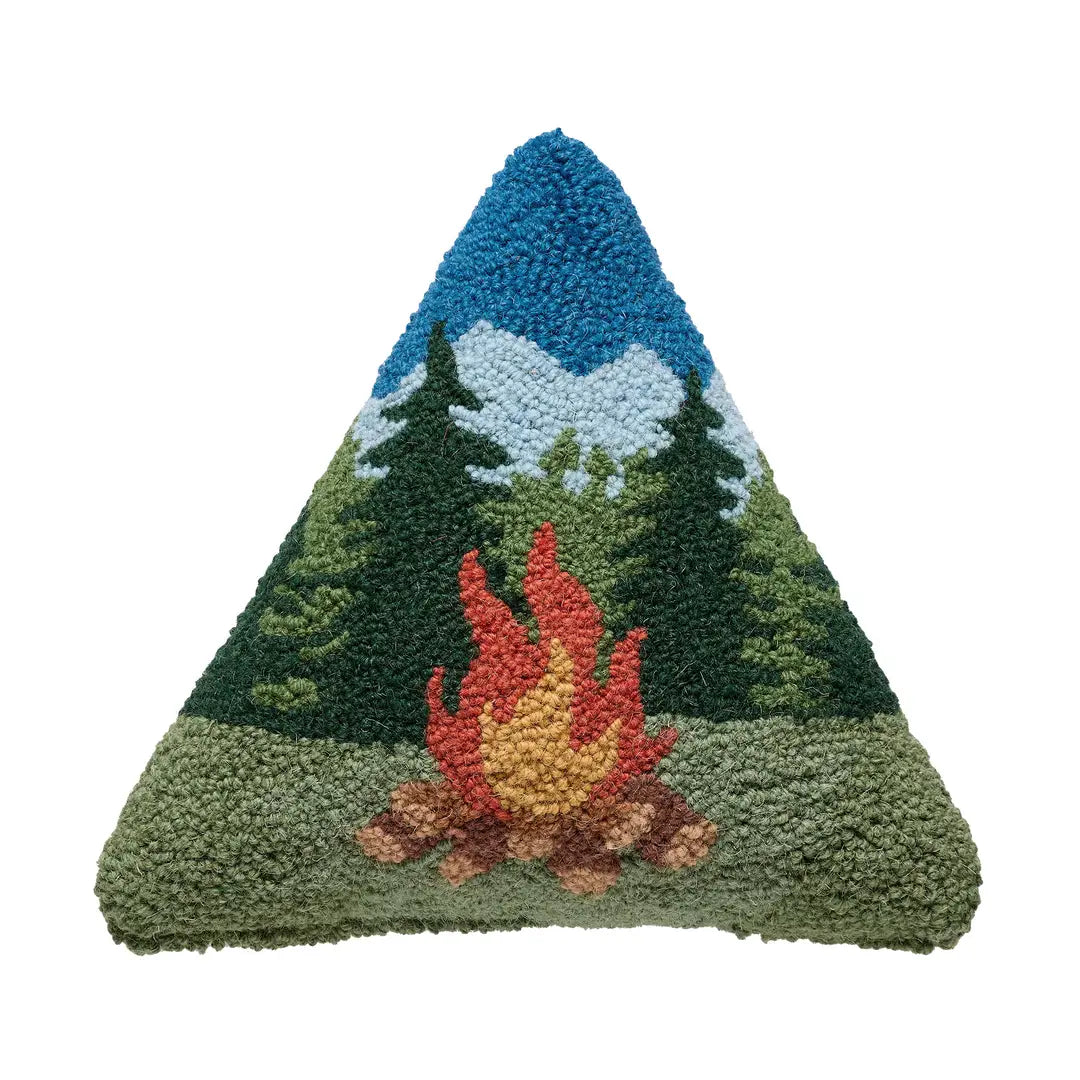 Campfire Shaped Hook Pillow