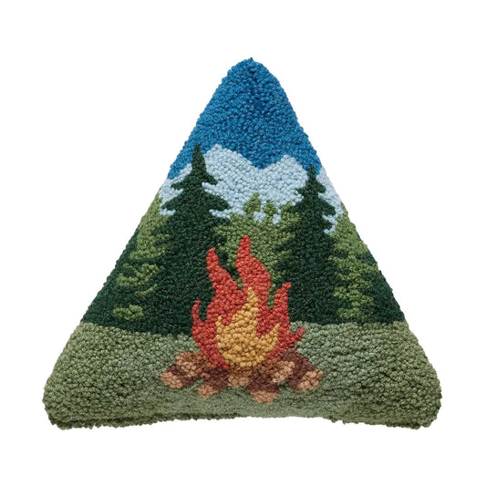 Campfire Shaped Hook Pillow