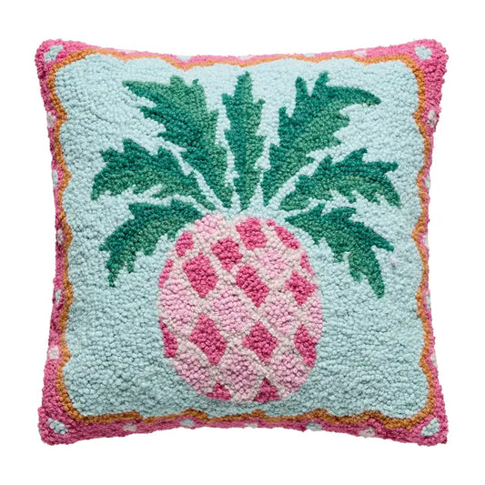 Preppy Pineapple Hook Pillow