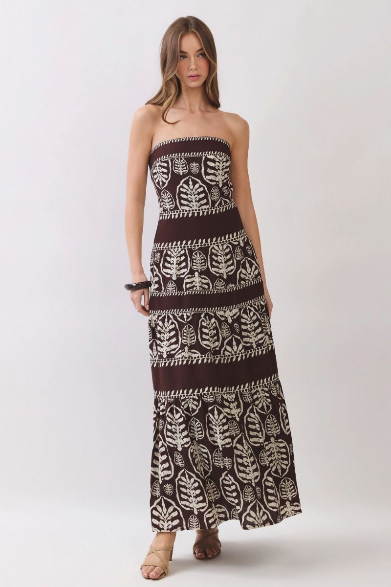 Leaf Maxi Dress