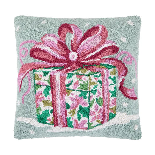 Pink Present Hook Pillow