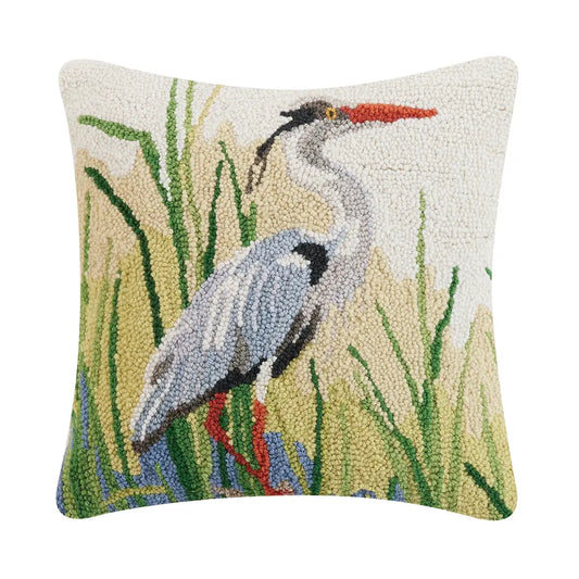 Great Blue Heron Hook Pillow