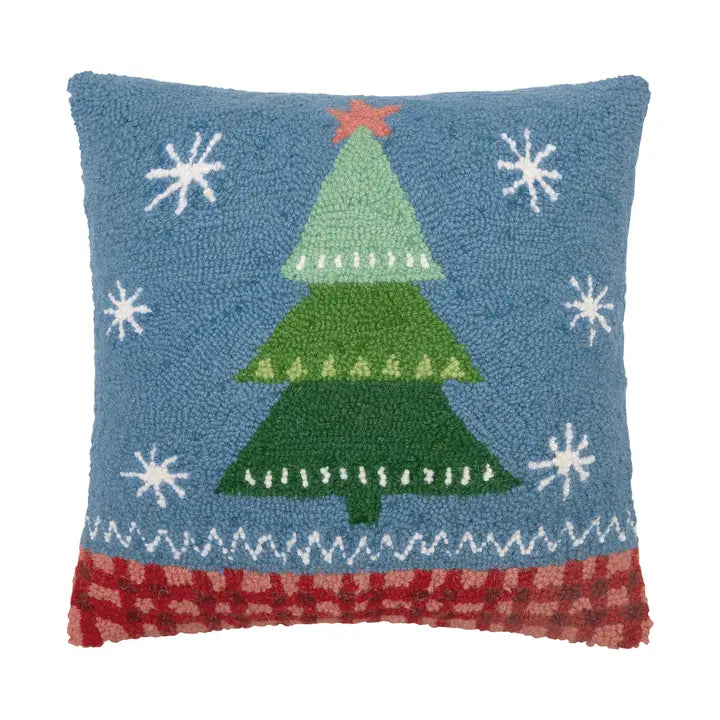 Christmas Trees Hook Pillow