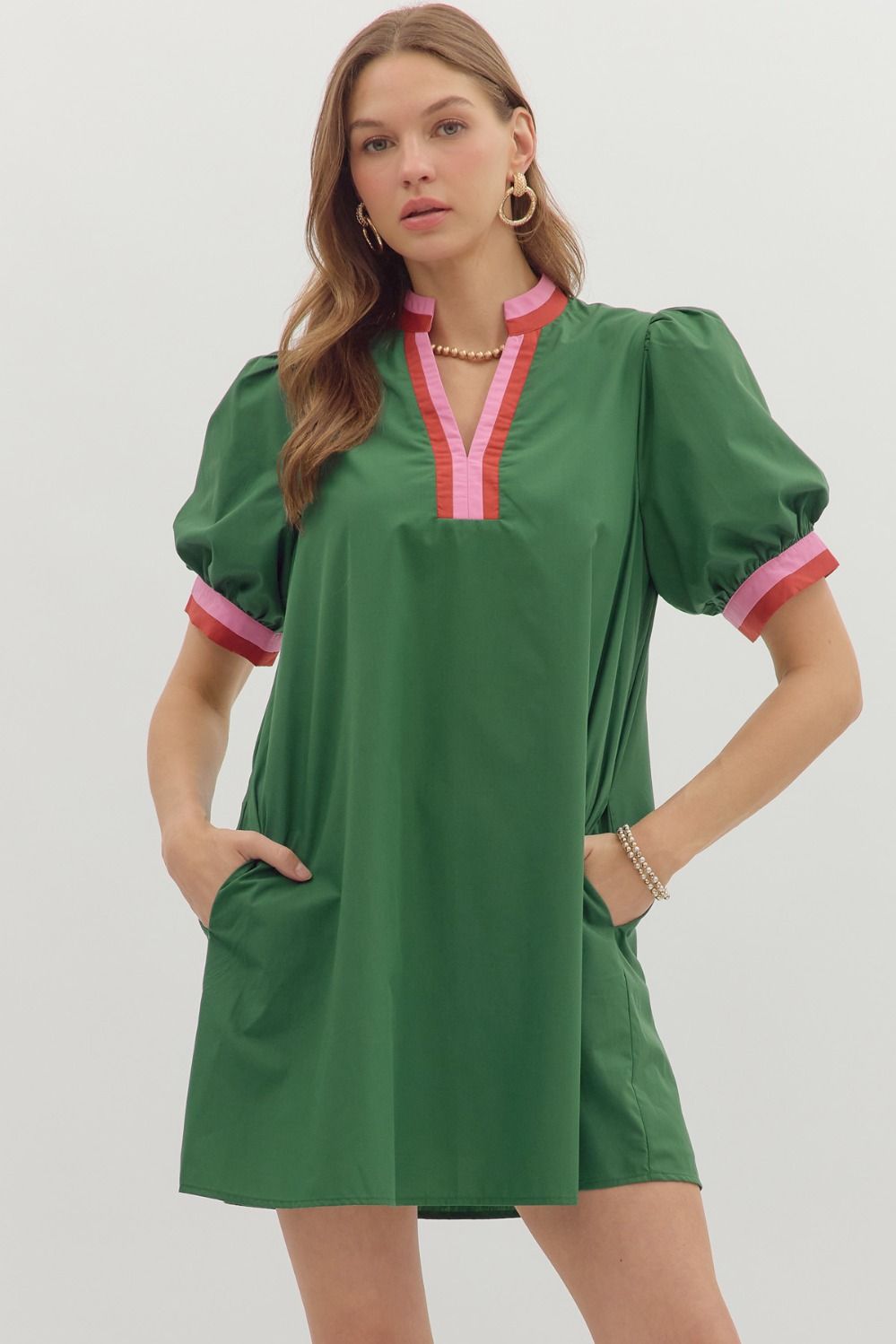 Multicolor Band Dress