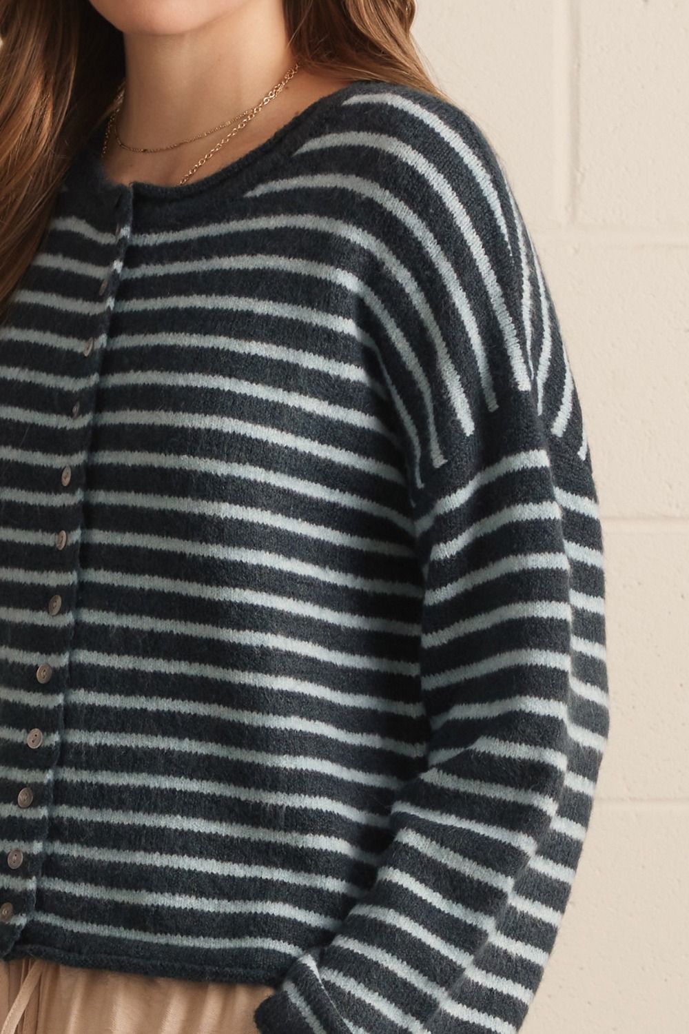 Striped LS Sweater