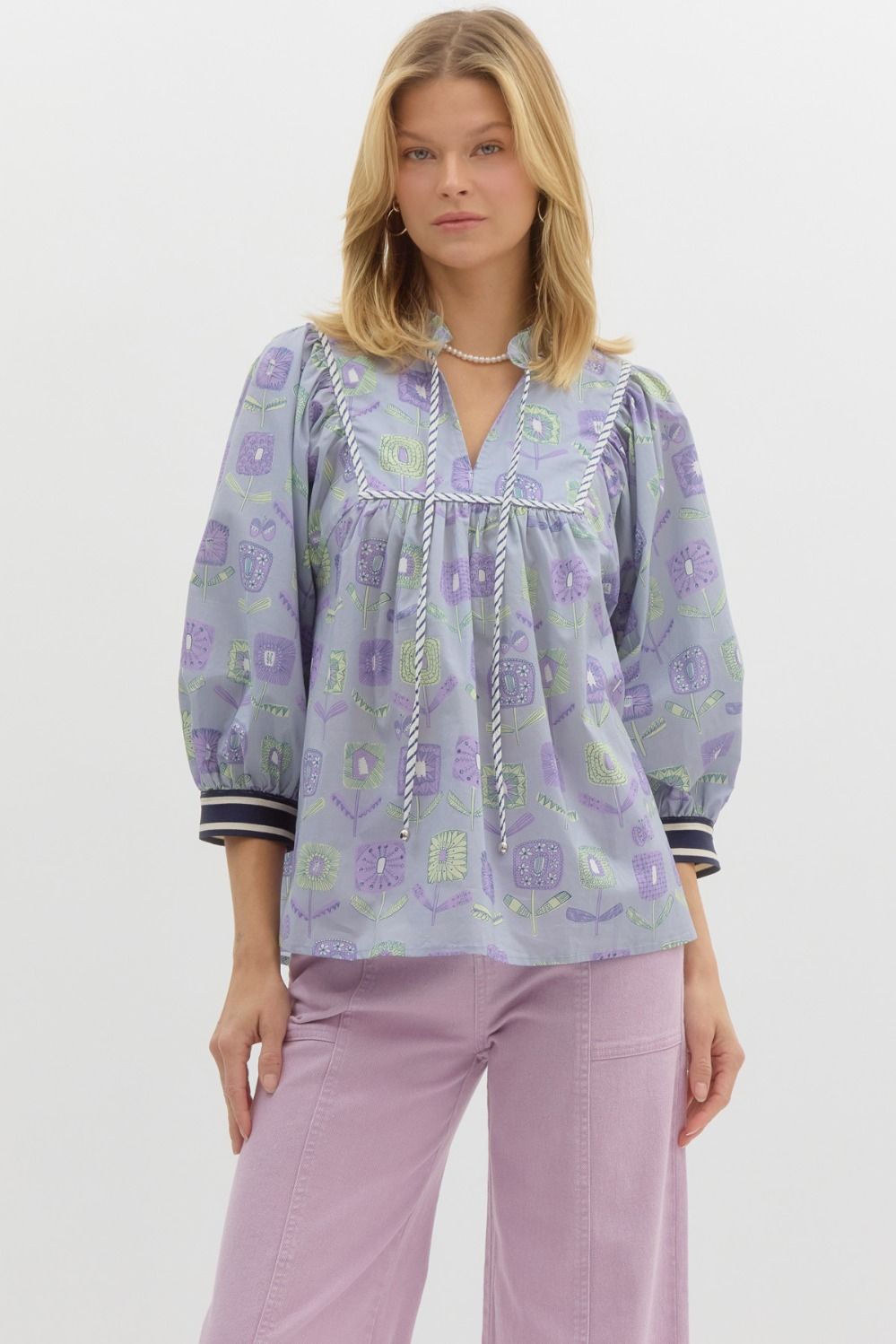 Lavender Abstract Floral