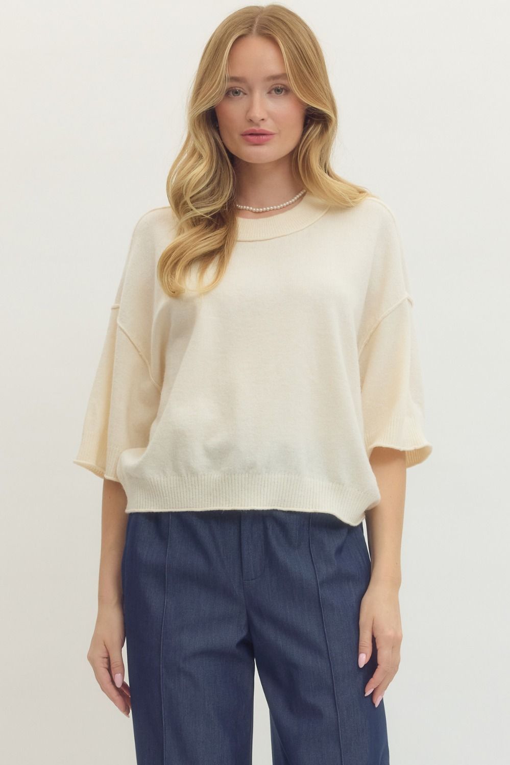 Solid Sweater Knit