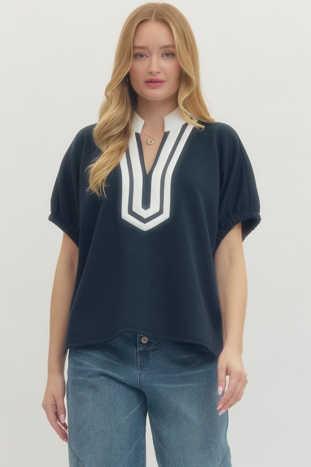 Navy Top