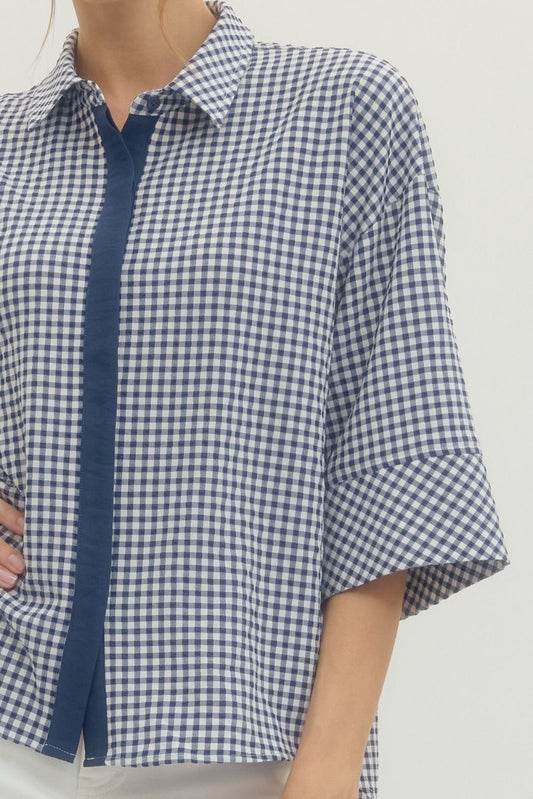 Betty Gingham Top