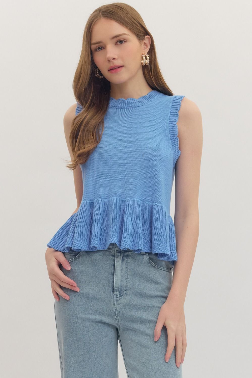 Chambray Top