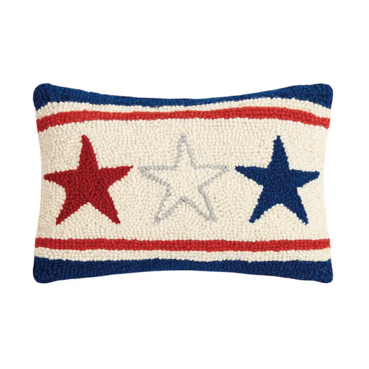 Americana Stars USA Hook Pillow