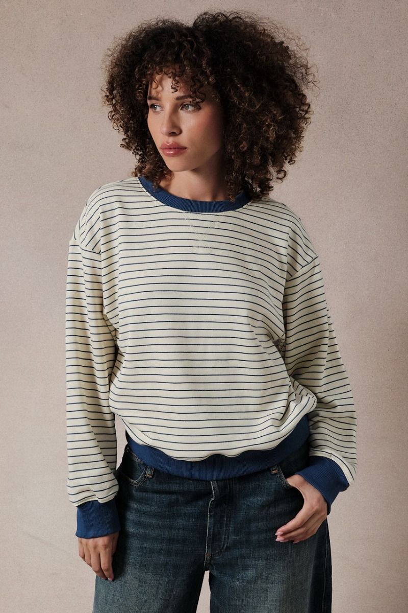LS Stripe Sweatshirt