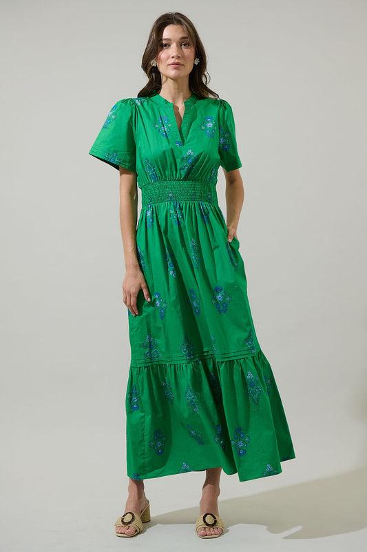 Halina Belraj Poplin Maxi Dress