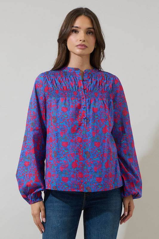 Tanya Smocked Top