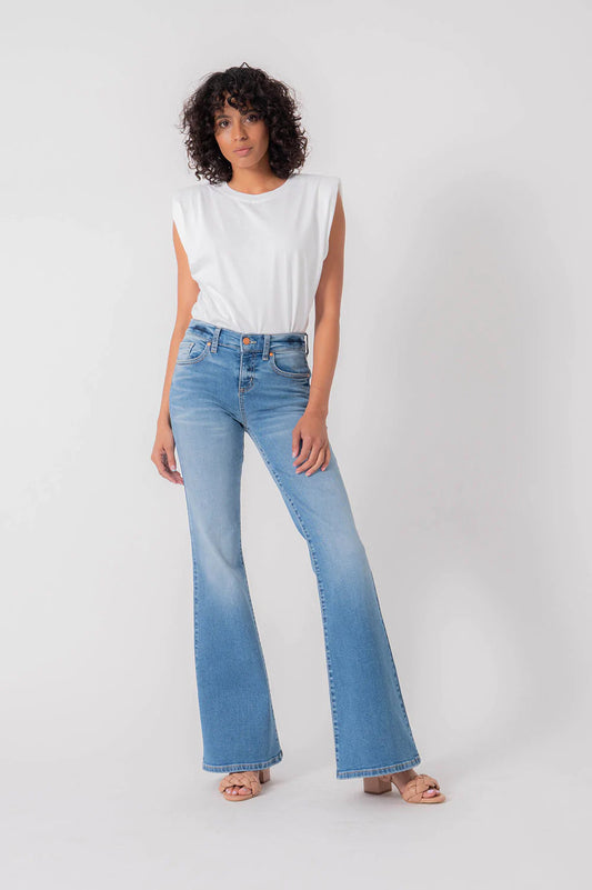 Dahlia Mid-Rise Flare Jeans