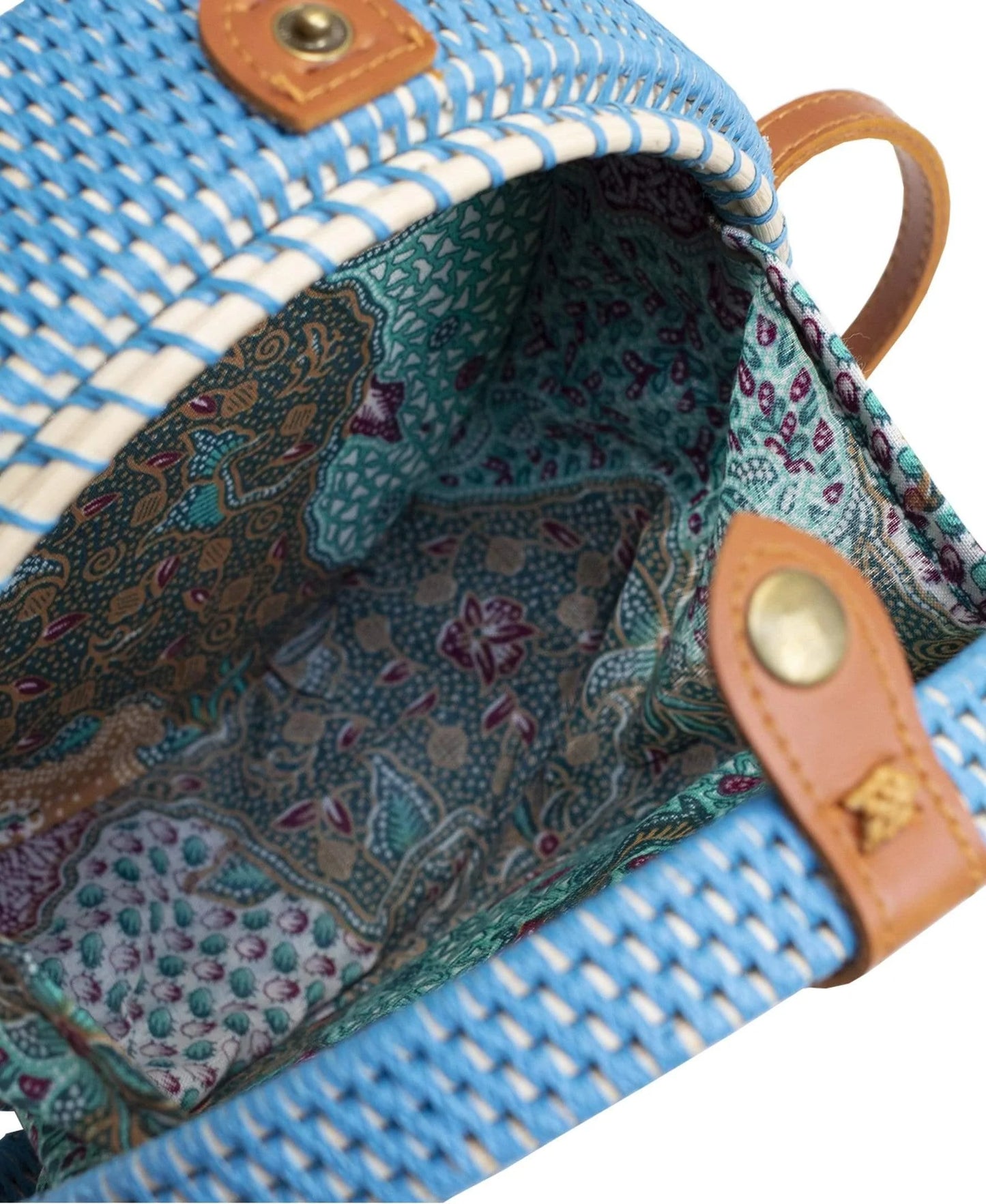 Ata Bali Crossbody Handbag - BLUE
